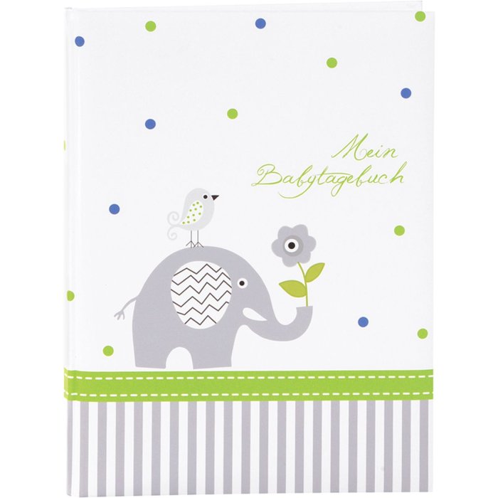 Goldbuch Babydagboek Babyworld Olifant 21x28 cm 44 paginas