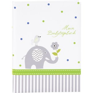 Goldbuch Babydagboek Babyworld Olifant 21x28 cm 44 paginas