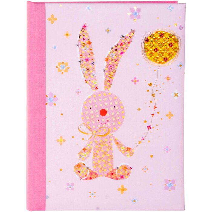 Baby dagboek Bunny roze