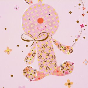 Baby dagboek Bunny roze