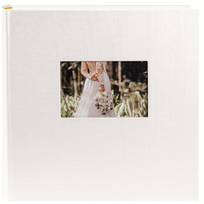 Goldbuch Jumbo Fotoalbum Romeo wit 30x31 cm 100 witte paginas