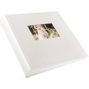 Goldbuch Jumbo Fotoalbum Romeo wit 30x31 cm 100 witte paginas