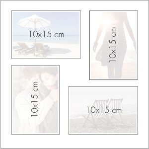 Goldbuch Jumbo Fotoalbum Romeo wit 30x31 cm 100 witte paginas