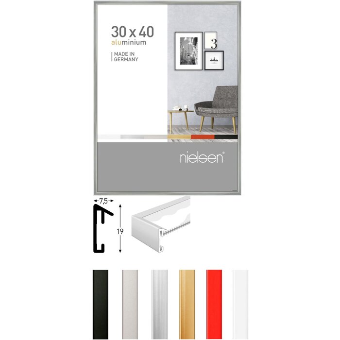 Aluminium lijst Pixel Nielsen Fotolijst