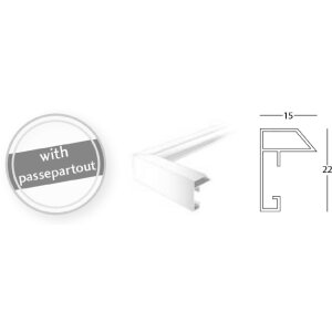 Kunststof lijst metallica