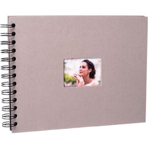 HNFD Spiraal Album Buldana 23x17 cm 40 zwarte paginas