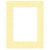 Afgeschuinde Passepartout Crema 40 maten