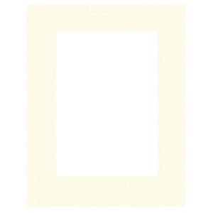 Passepartout Avorio Liscio 40 maten wit, zeem