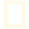 Passepartout Avorio Liscio 40 maten wit, zeem
