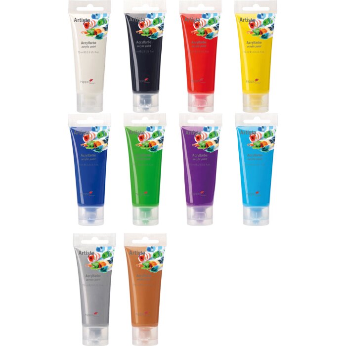 Artista acrylverf 75ml verschillende kleuren