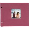 Goldbuch Schroefalbum Bella Vista Trend 30x25 cm fuchsia 40 zwarte paginas