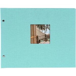 Schroefalbum Bella Vista Trend 39x31 cm sw paginas aqua