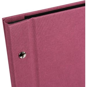 Schroefalbum Bella Vista Trend 39x31 cm blanco paginas fuchsia