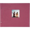 Schroefalbum Bella Vista Trend 39x31 cm blanco paginas fuchsia