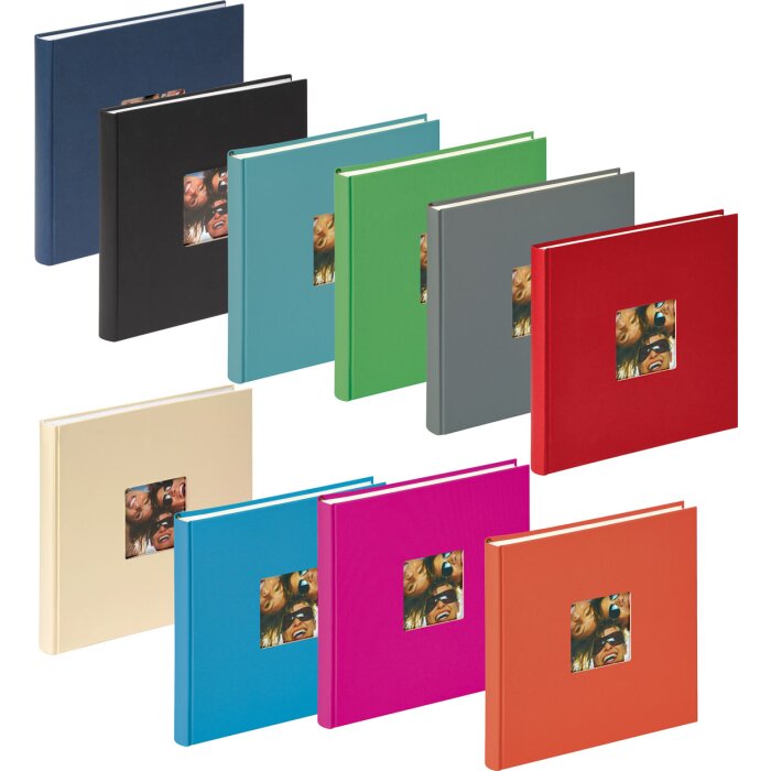 Walther Design Fotoalbum Fun Gestructureerd Papier 26x25 cm 40 witte paginas