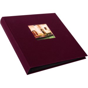Fotoalbum Bella Vista bordeaux 30x31 cm blanco paginas
