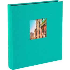 Goldbuch Fotoalbum Bella Vista turkoois 30x31 cm 60 zwarte paginas