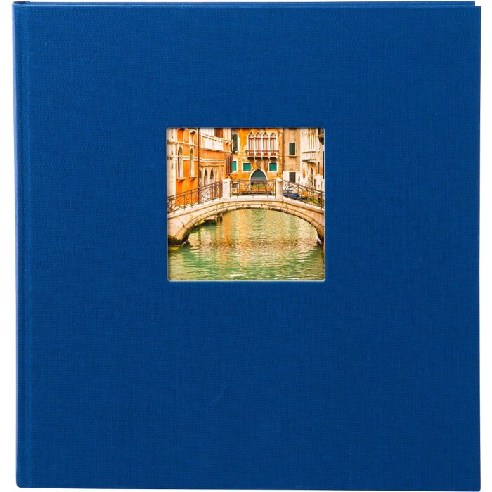 Goldbuch Fotoalbum Bella Vista blauw 30x31 cm 60 zwarte paginas