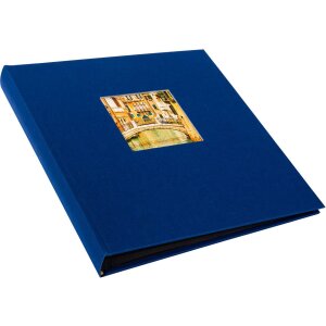 Goldbuch Fotoalbum Bella Vista blauw 30x31 cm 60 zwarte paginas