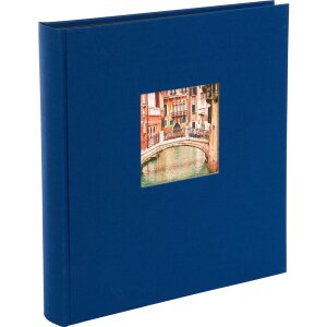 Goldbuch Fotoalbum Bella Vista blauw 30x31 cm 60 zwarte paginas