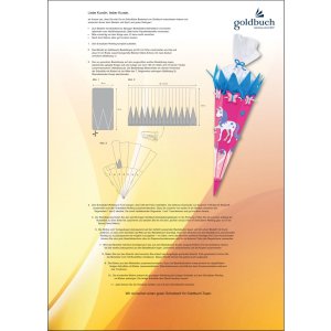 Knutselset Schoolkegel Eenhoorn 70 cm