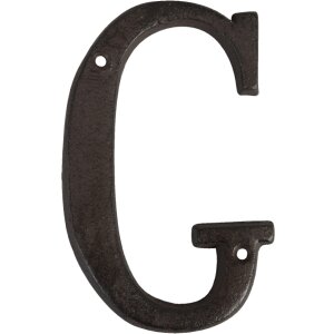 Gietijzeren letters 13 cm a-z en en