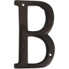 Gietijzeren letters 13 cm a-z en en