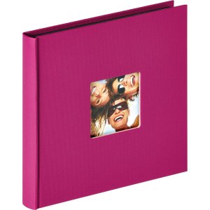 Klein fotoalbum leuk 18x18 cm vierkant
