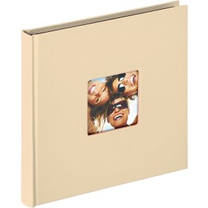 Klein fotoalbum leuk 18x18 cm vierkant
