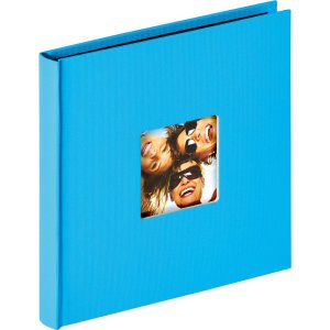 Klein fotoalbum leuk 18x18 cm vierkant
