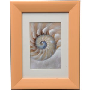 Houten lijst Soft Cloud met passe-partout