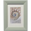 Houten lijst Soft Cloud met passe-partout