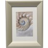 Houten lijst Soft Cloud met passe-partout