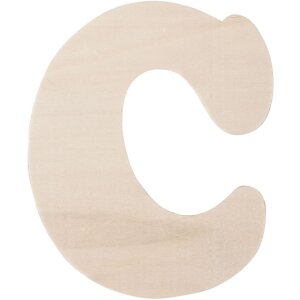 Letters a tot z gemaakt van hout 11 cm