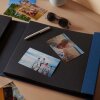 HNFD xl fotoalbum 1000 fotos Lona 34,5x33 cm 168 zwarte paginas