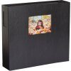 HNFD xl fotoalbum 1000 fotos Lona 34,5x33 cm 168 zwarte paginas