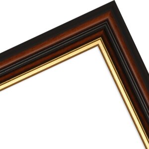 Houten lijst h015 Antiek 50x70 cm Antireflex glas