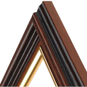 Houten lijst h015 Antiek 50x60 cm Acrylglas