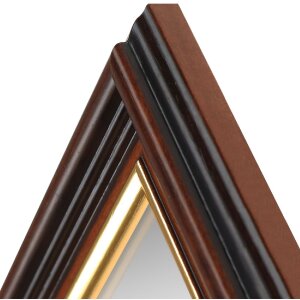 Spiegel Houten lijst h015 Antiek 20x25 cm