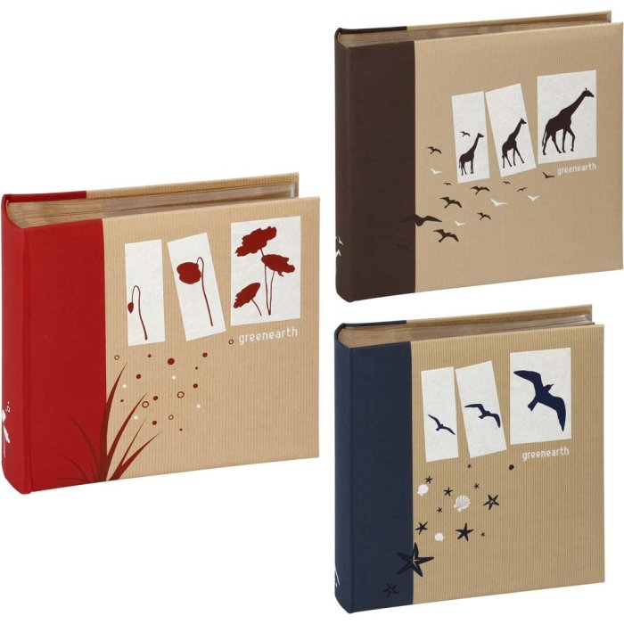 Greenearth insteekalbum 10x15 cm, 11x15 cm, 12x17 cm en 13x19 cm