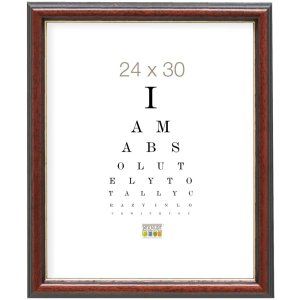 s222h3 Klassieke houten lijst 21x30 cm