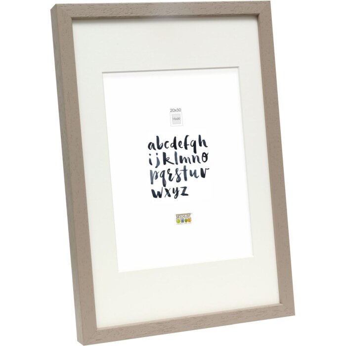 Houten lijst s223k 24x30 cm taupe