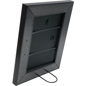 Kunststof lijst s41n mahonie-zilver 20x20 cm