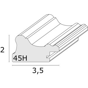 Fotolijst s45hd zilver 15x15 cm
