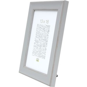 Houten lijst s45yf 10x15 cm lichtgrijs