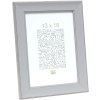 Houten lijst s45yf 10x15 cm lichtgrijs