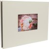 Schroef album Laddi 38x30 cm wit en zwarte paginas