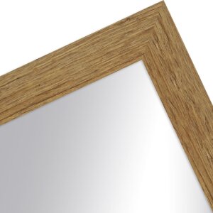 Houten lijst h750 spiegel glas 13x18 cm eik