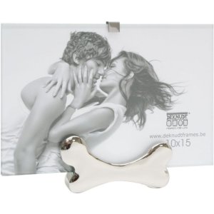 Glazen fotolijst s67fa zilver 10x15 cm