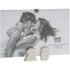 Glazen fotolijst s67fa zilver 10x15 cm